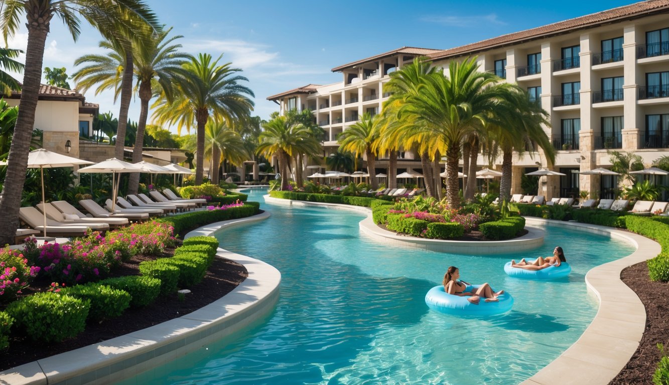hotel with lazy river - featured image
