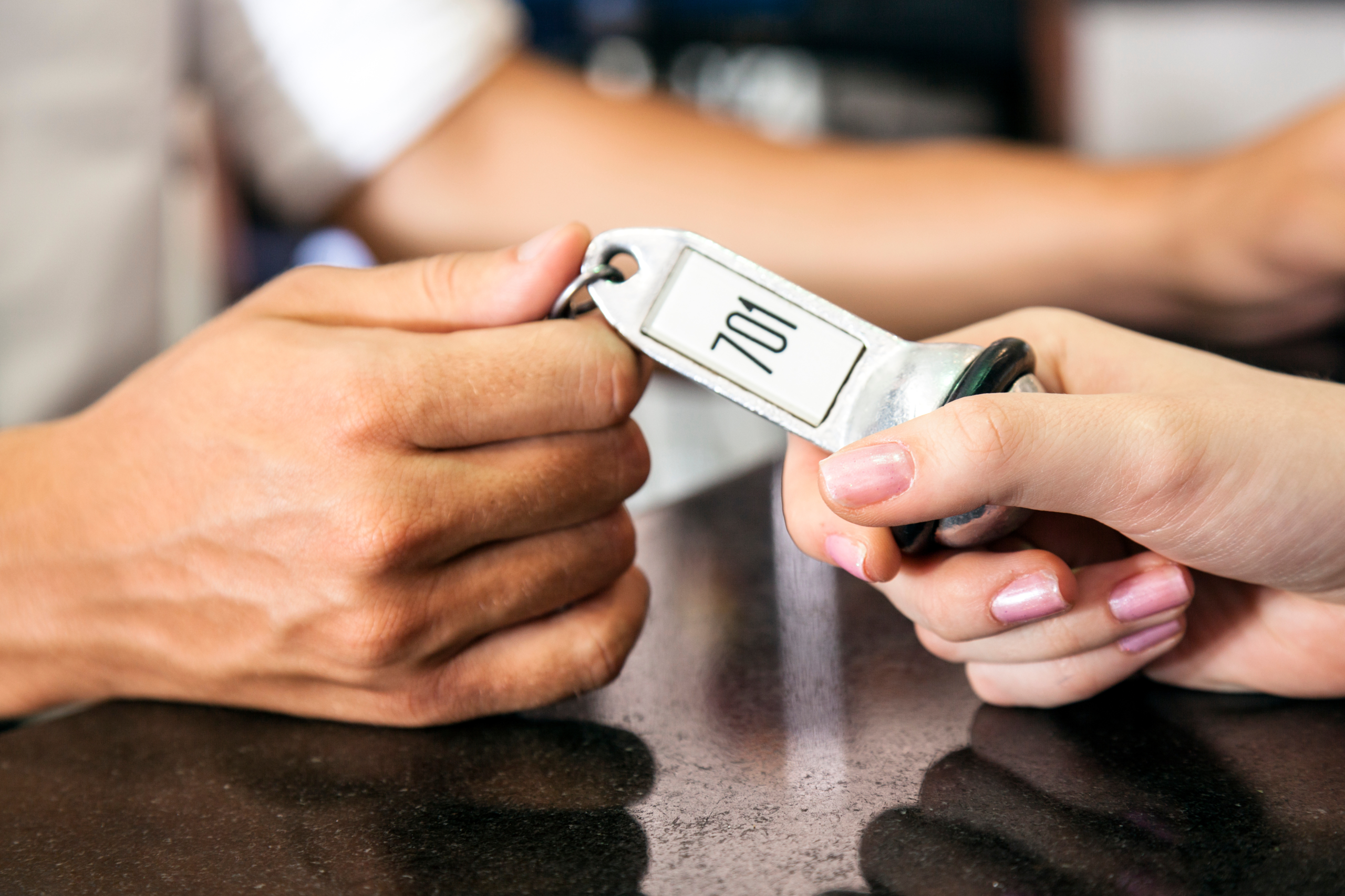 checking-in on a hotel - featured image