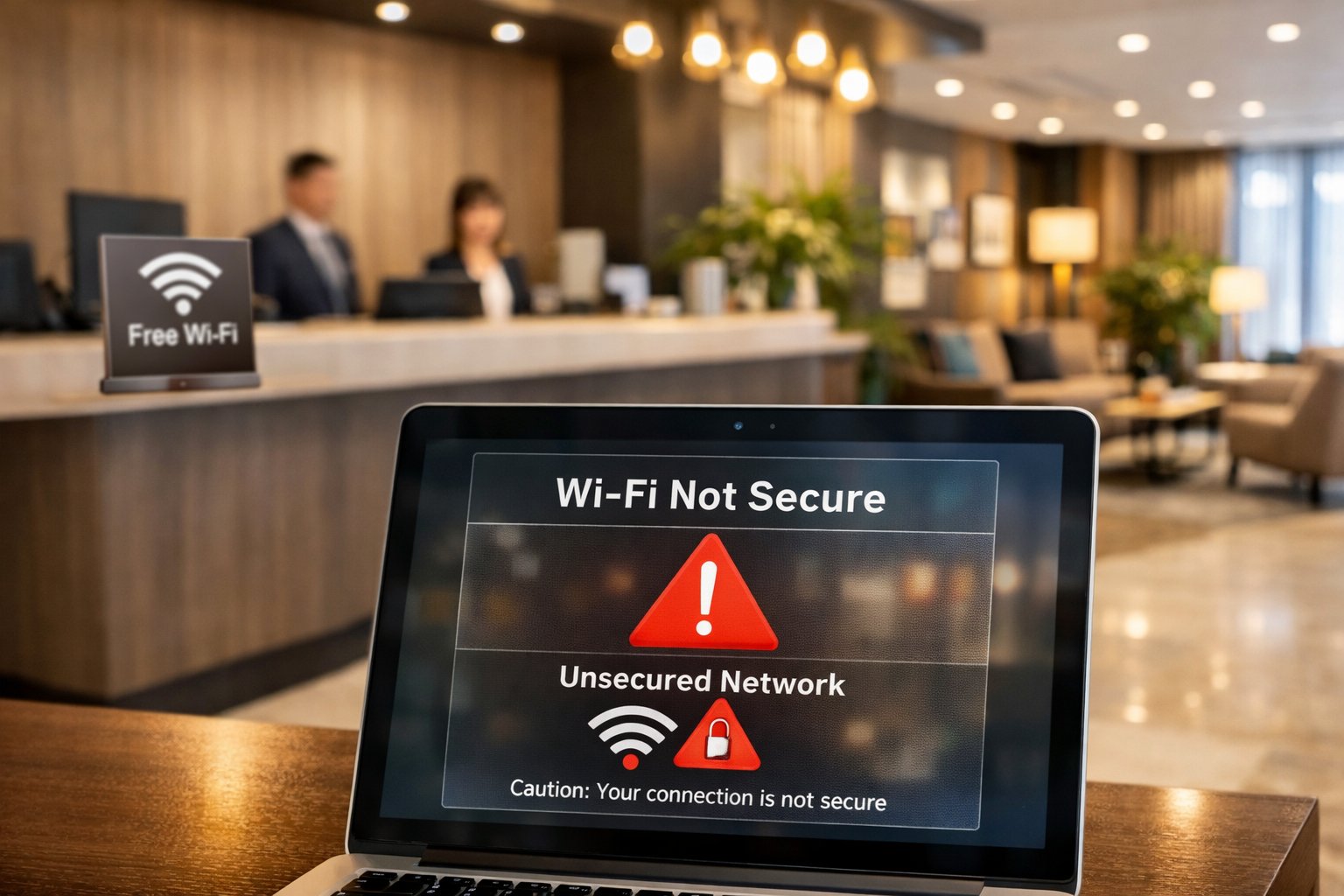 unsecured hotel wi-fi - featured image