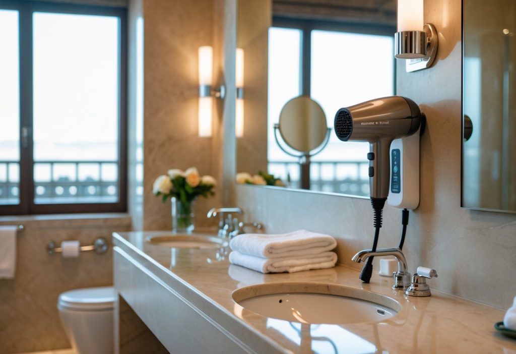 vanity table at a hotel - featured image